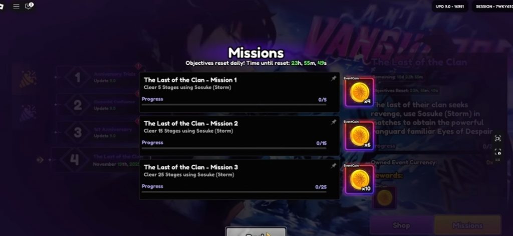 How to Get the Eyes of Despair Sasuke Familiar Fast Anime Vanguards Guide