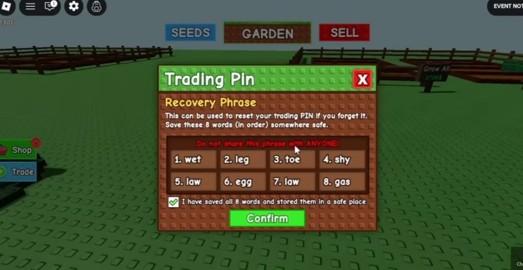 Trader Tokens Grow a Garden, How to Obtain