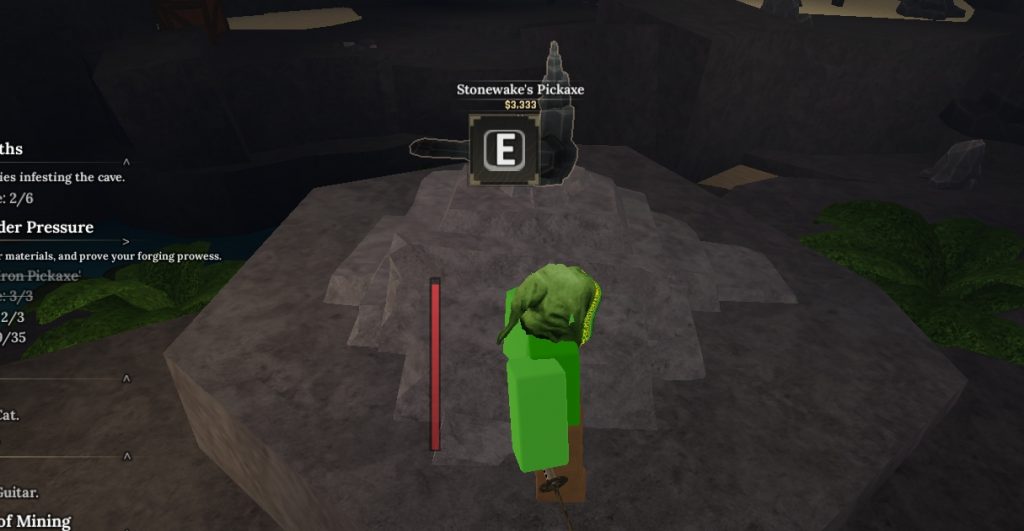 How to Find the Stonewake Pickaxe The Forge Roblox Guide!