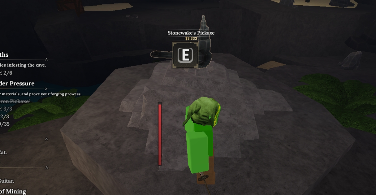 How to Find the Stonewake Pickaxe The Forge Roblox Guide!