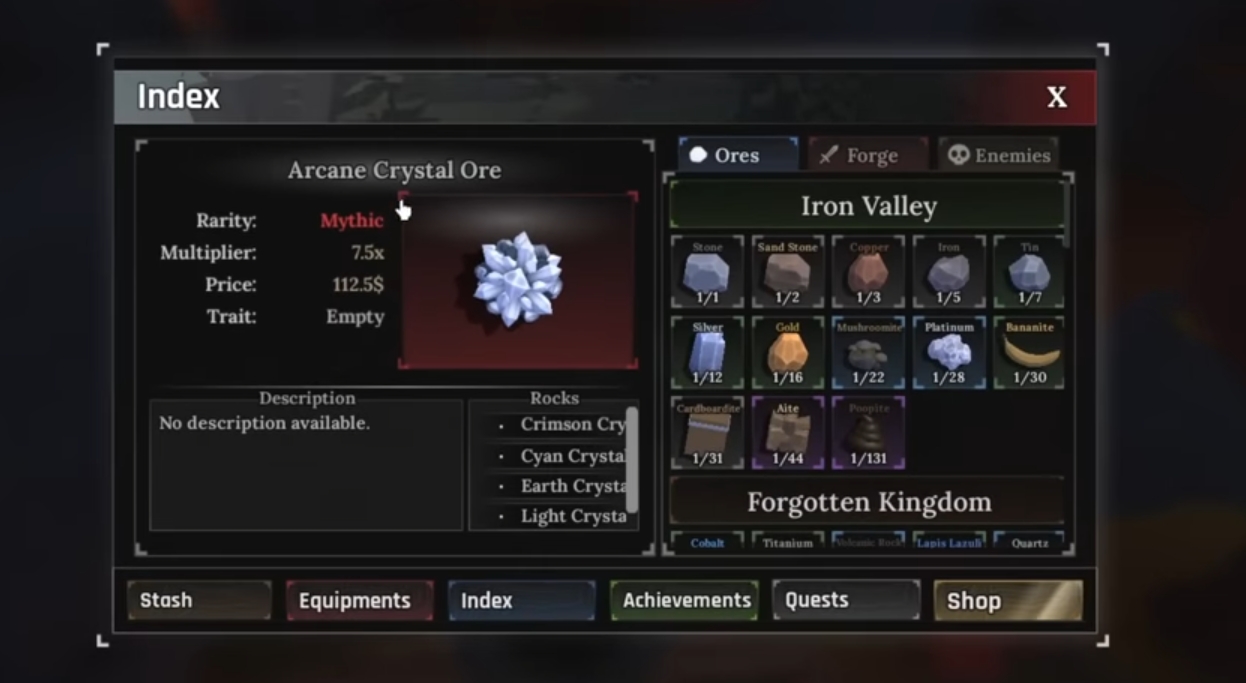 Arcane Crystal – The Forge