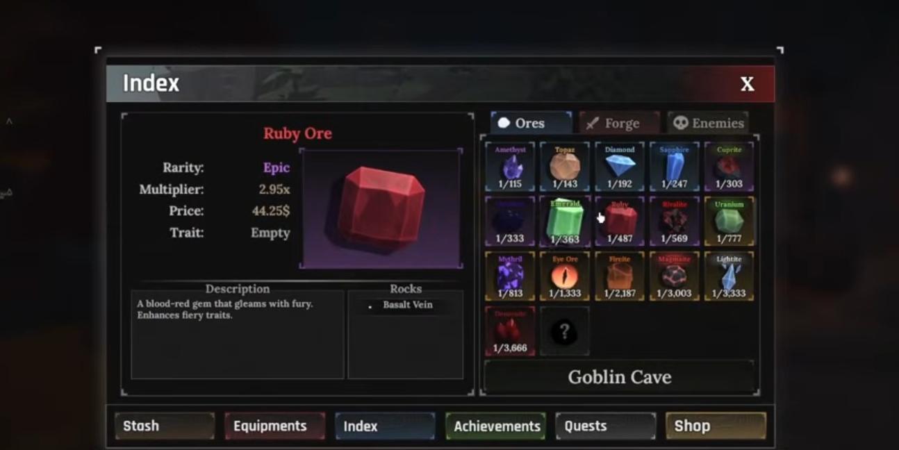 How To Get and Farm Ruby in The Forge Roblox Guide!