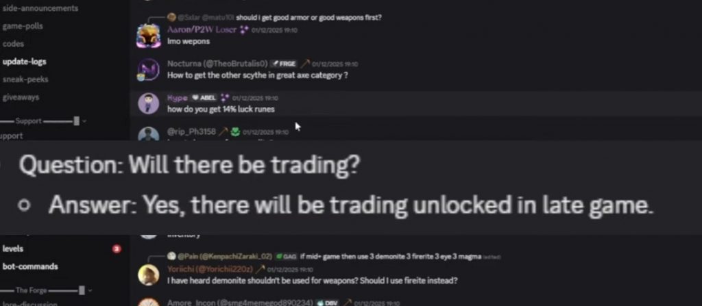 How to Trade in The Forge Guide