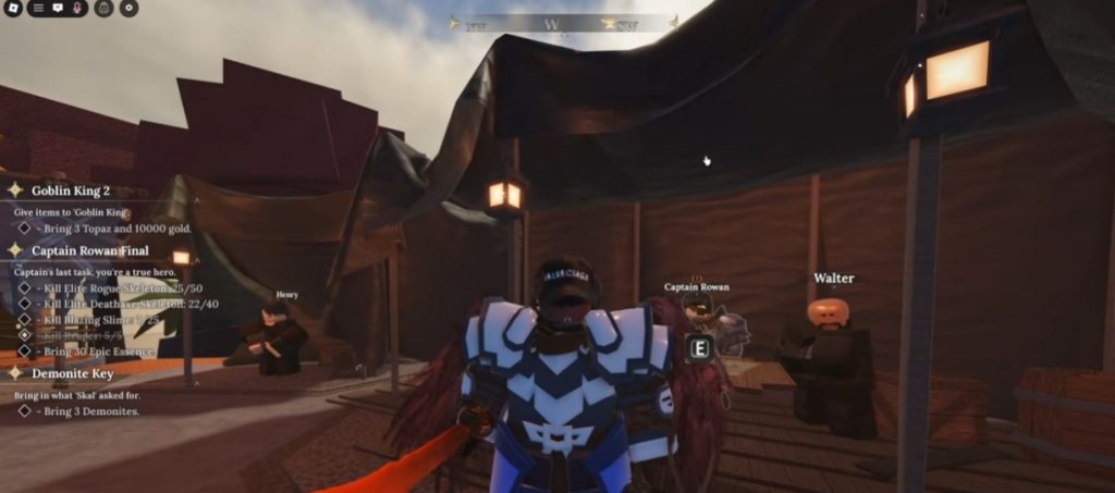 How to Complete the Captain Rowan Quest in The Forge Roblox