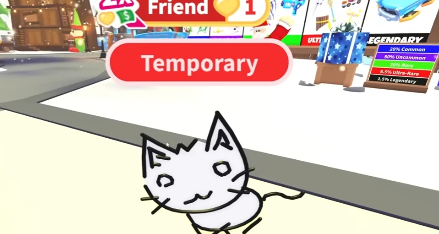 How to Get 2D Kitty Adopt Me Pet Permanently Guide!