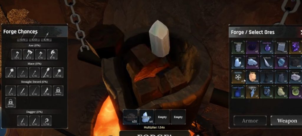 Excalibur The Forge Guide, How to Craft & Make