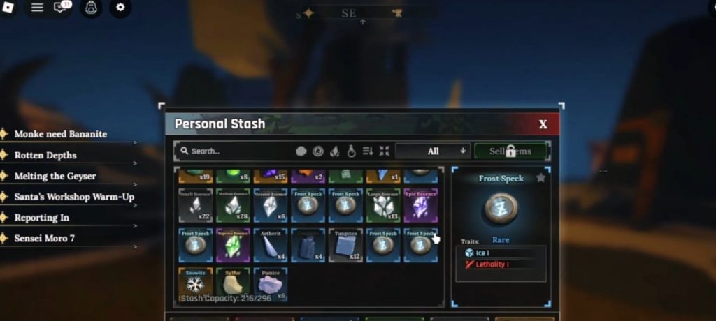 Frost Speck Rune Guide in The Forge – How to Get and Farm It Fast