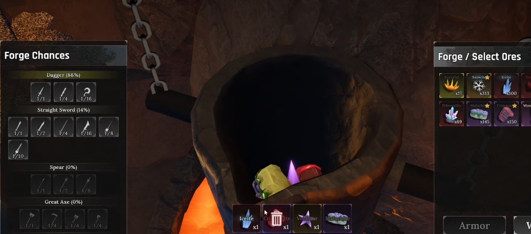 Missing Armor Recipes on Island 3 The Forge Guide!