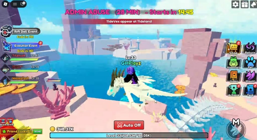 Tidevex Boss Location Catch a Monster Guide!