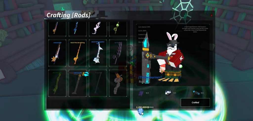 Tidemourner Guide Fisch Roblox, How to Get, Stats, Passive Skills, and Crafting!