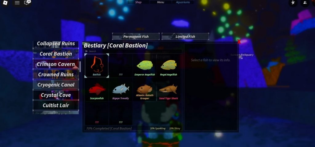 Coral Bastion Full Guide in Fisch: Location, Bestiary, Rod, Spear, and Reef Titan