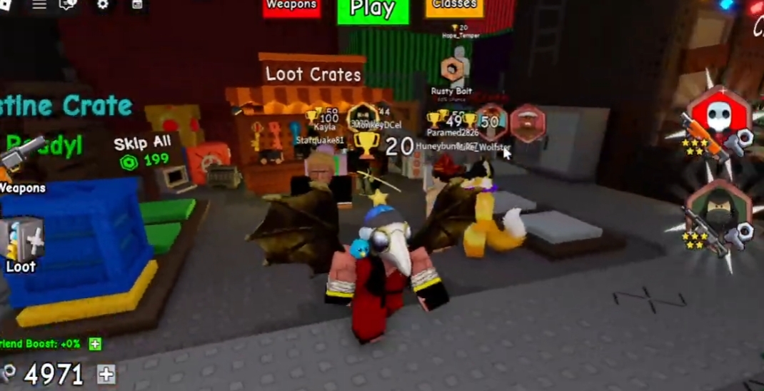 How to Buy and Open Loot Crates in 100 Waves Later Roblox