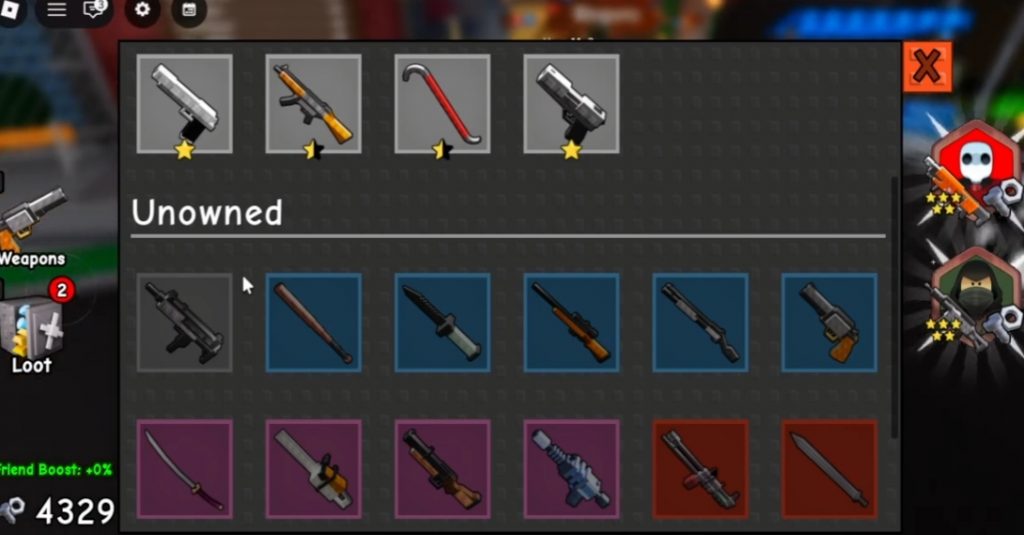 How to Upgrade Weapons and Guns in 100 Waves Later Roblox