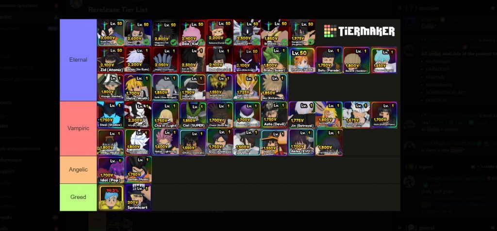 Anime Paradox X Tier List: Best Characters to Use! [Re Release]