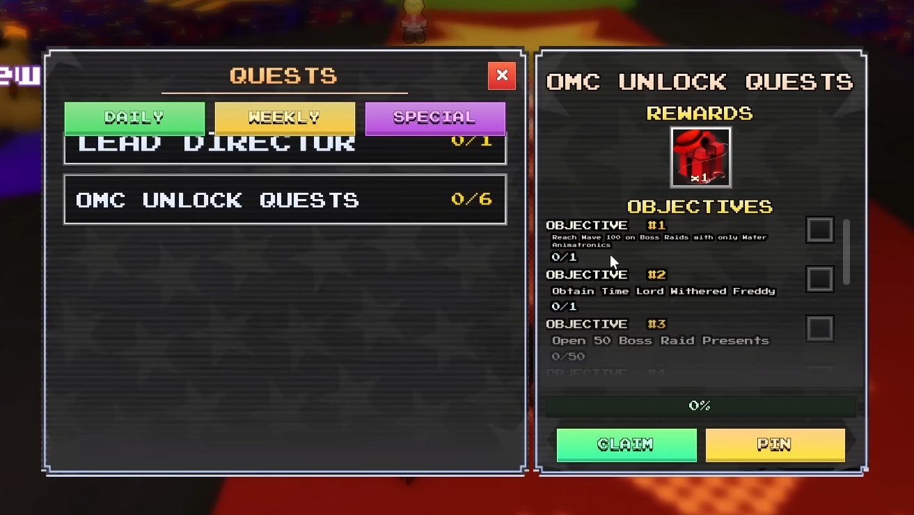 How to Unlock the New OMC Quests in Roblox Five Nights TD 2 (FNTD 2)