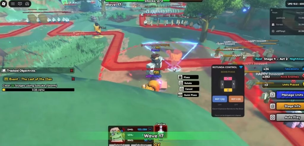 How to Clear the New Raid Act 1 & Act 2 in Anime Vanguards