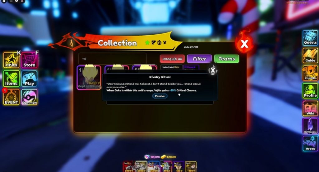 How to Get Vegito Fusion Unit in Anime Crusaders Guide