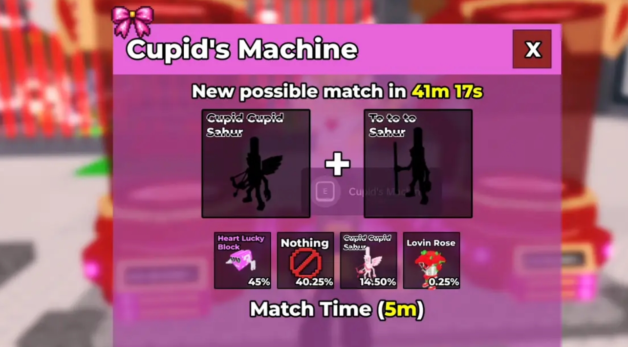 Steal a Brainrot Cupid's Machine Guide, & How to Use & What to Get!