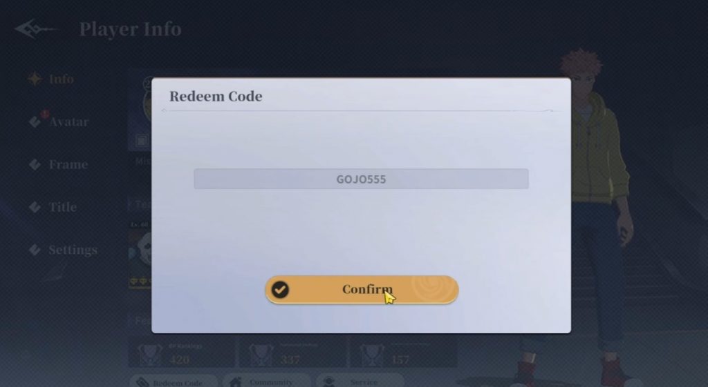 JJK Bound Spirits: Inf. Corridor Codes 2026!