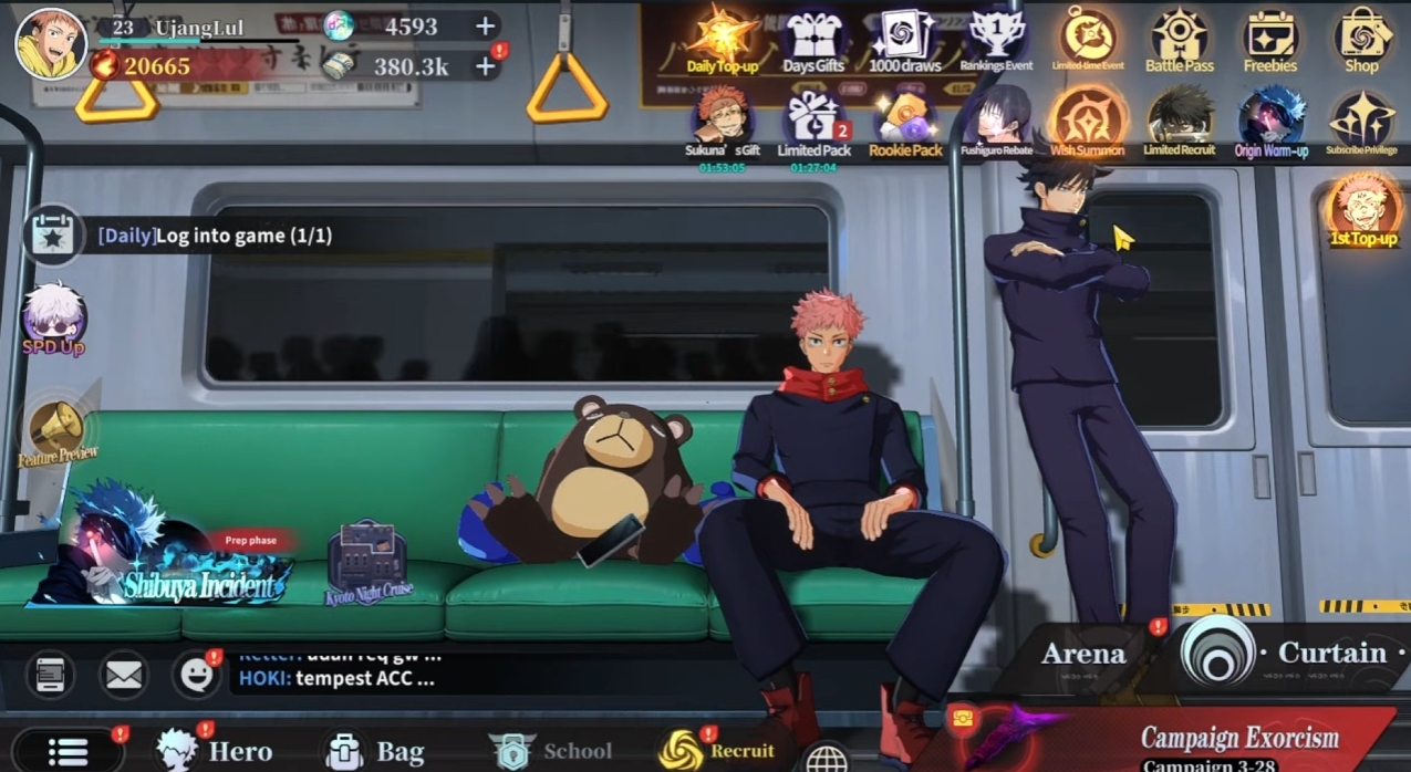 JJK Bound Spirits: Inf. Corridor Codes 2026!