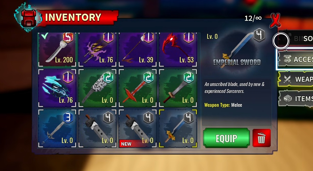 All Weapons in Roblox Kaizen and How to Get Them