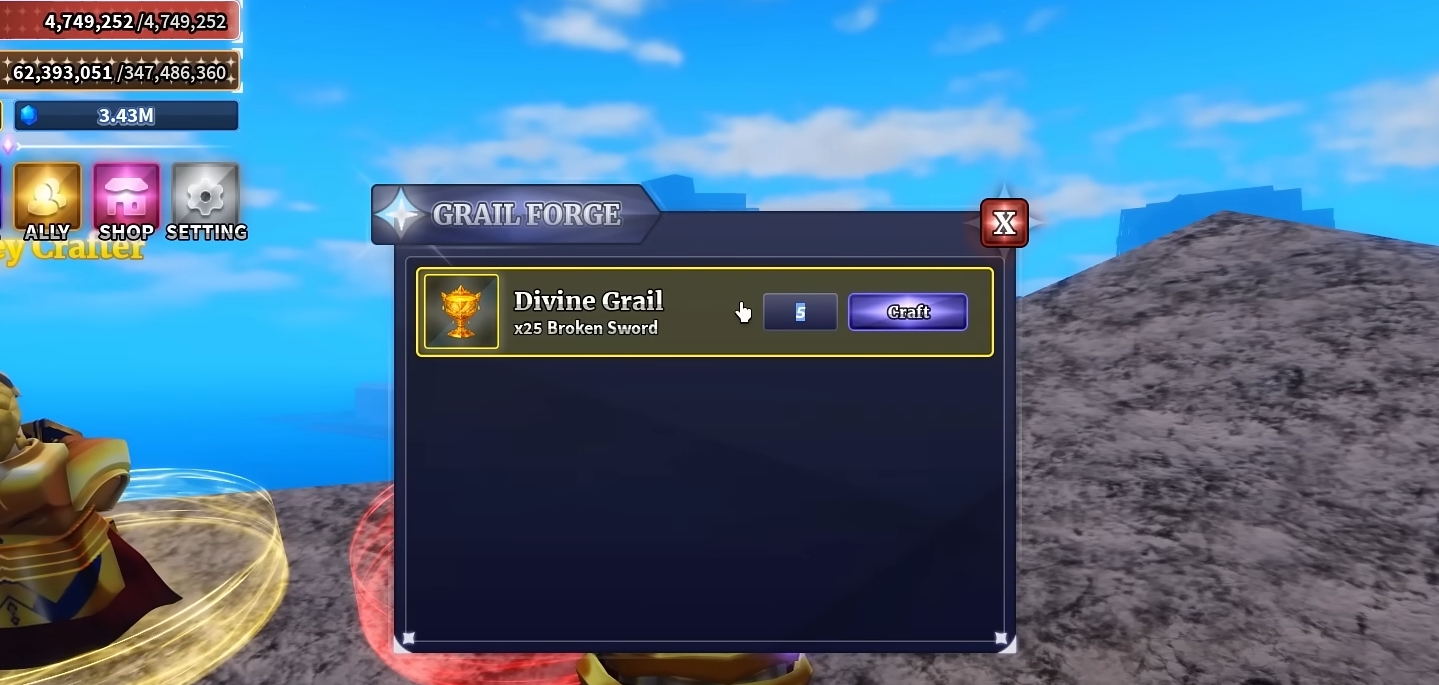 Sailor Piece Guide, How to Craft the Divine Grail!