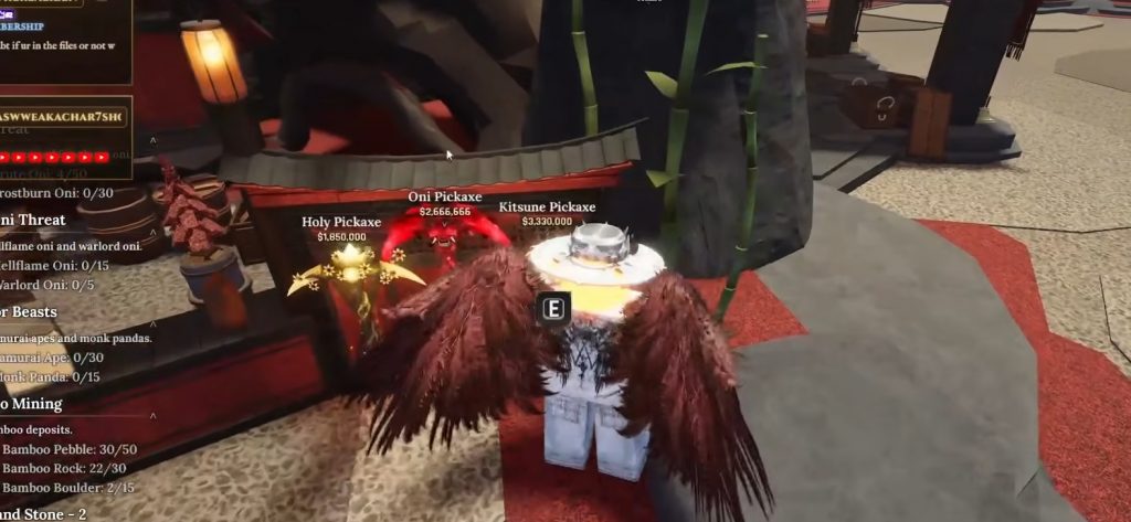 All New Pickaxes Island 4 Crimson Sakura Isles The Forge Guide!