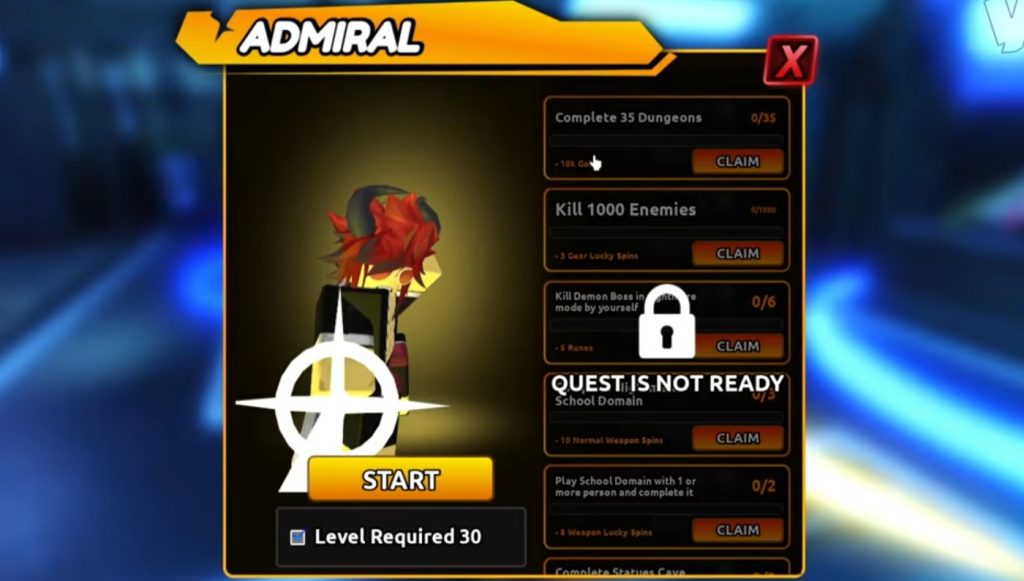 Anime Final Quest Guide How to Get Light Admiral!