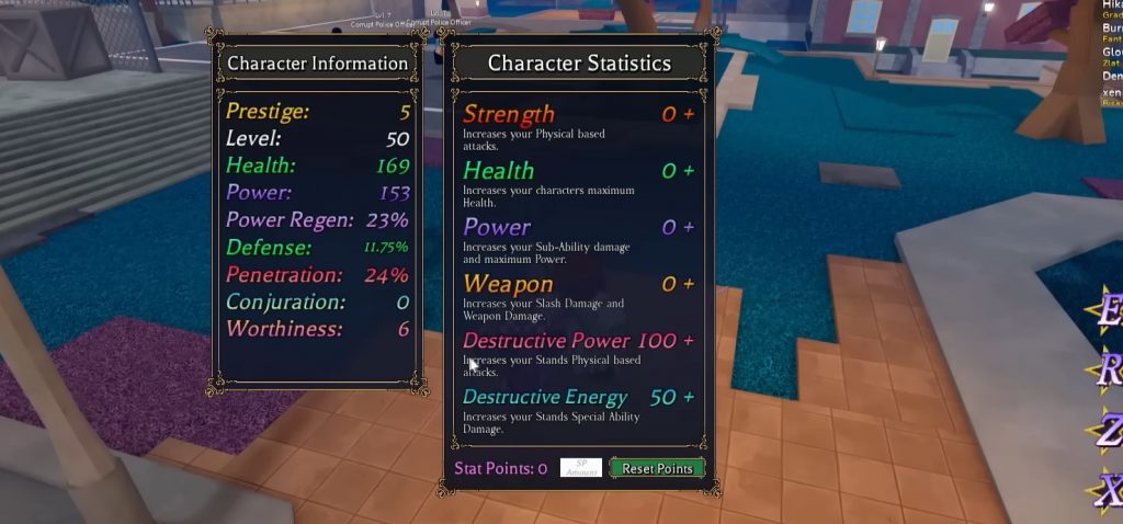 Bizarre Lineage Best Stand Build Guide – Best Stats for PvE and PvP!