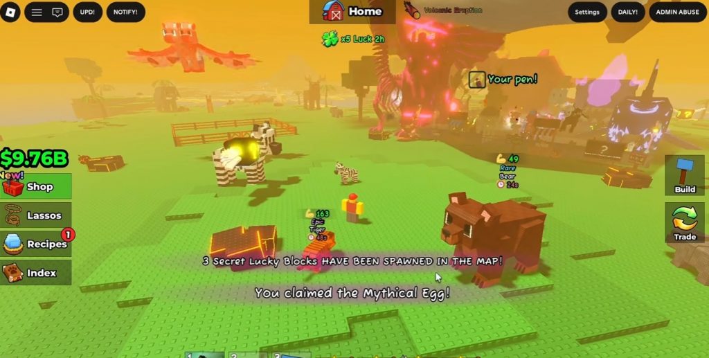 Catch and Tame Bloodmoon Event Guide – Boss Pets, Mutation, Lucky Blocks & New Features