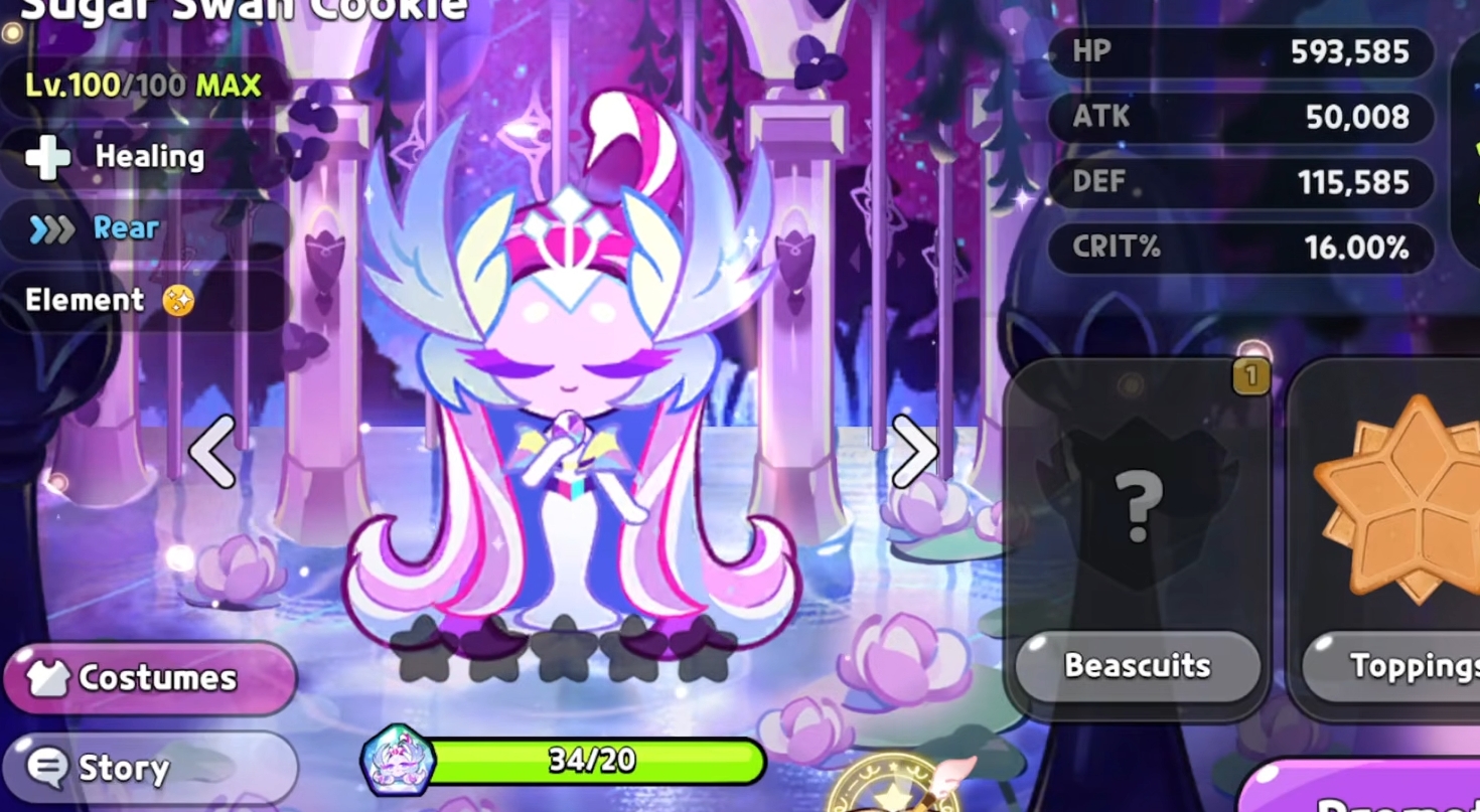 Sugar Swan Cookie Guide, Cookie Run Kingdom Best Build & Teams!