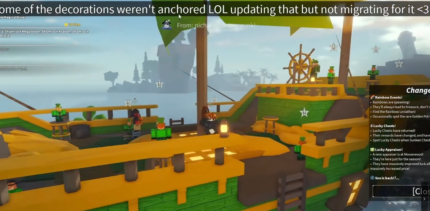 Fisch Shamrock Seas Guide – How to Complete the St Patrick Event