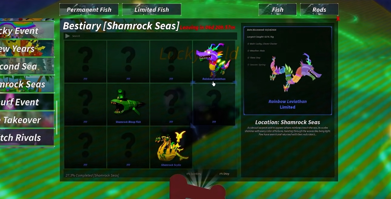 How to Get Rainbow Leviathan in Fisch