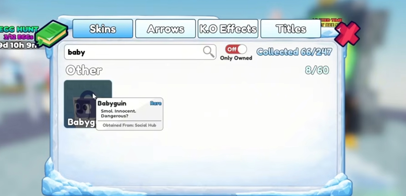 How to Get Babyguin Penguin Skin in Knockout