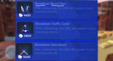 How To Get Showdown Bunny Ears, Traffic Cone & Swordpack Roblox Creator Showdown Guide