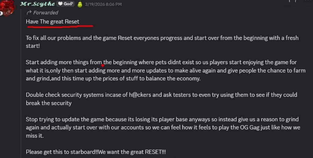 Grow a Garden “Great Reset” Update Explained – Is Everything Really Getting Deleted?