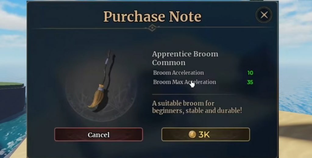 How to Get Broom in Wizard Alchemy, Starter Broom Location and Flying Guide