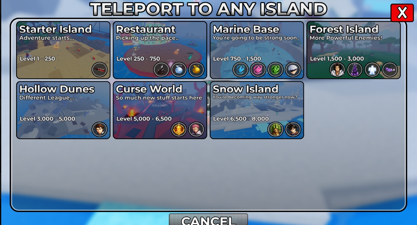 Pirate Piece Island Progression Guide