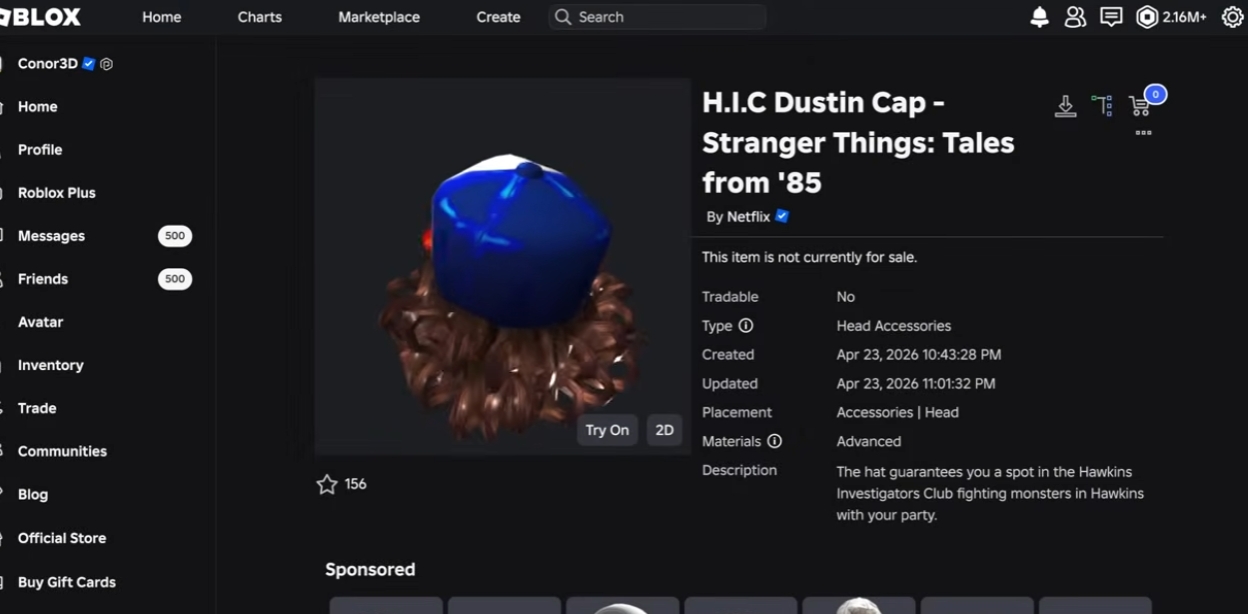 How to Get H.I.C Dustin Cap in The Block (Roblox) – Stranger Things Event Guide