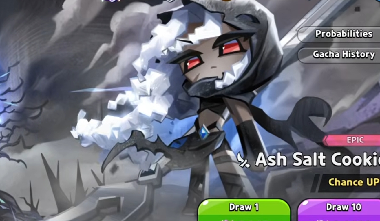Cookie Run Kingdom Ash Salt Cookie Best Build, Toppings, Beascuits & Teams