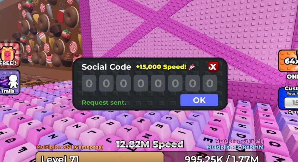 How to Get the Social Code in +1 Speed Keyboard Escape Candy & Chocolate!