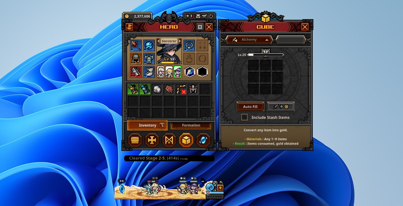 Task Bar Heroes