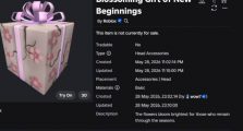 How to Unlock and Open the Blossoming Gift of New Beginnings in Roblox Guide