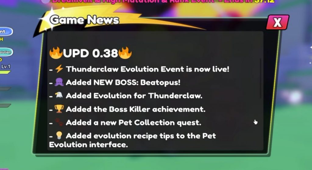 Catch a Monster Update 0.38 Guide: Thunder Claw Evolution, Beatopus Boss, Codes, and More!