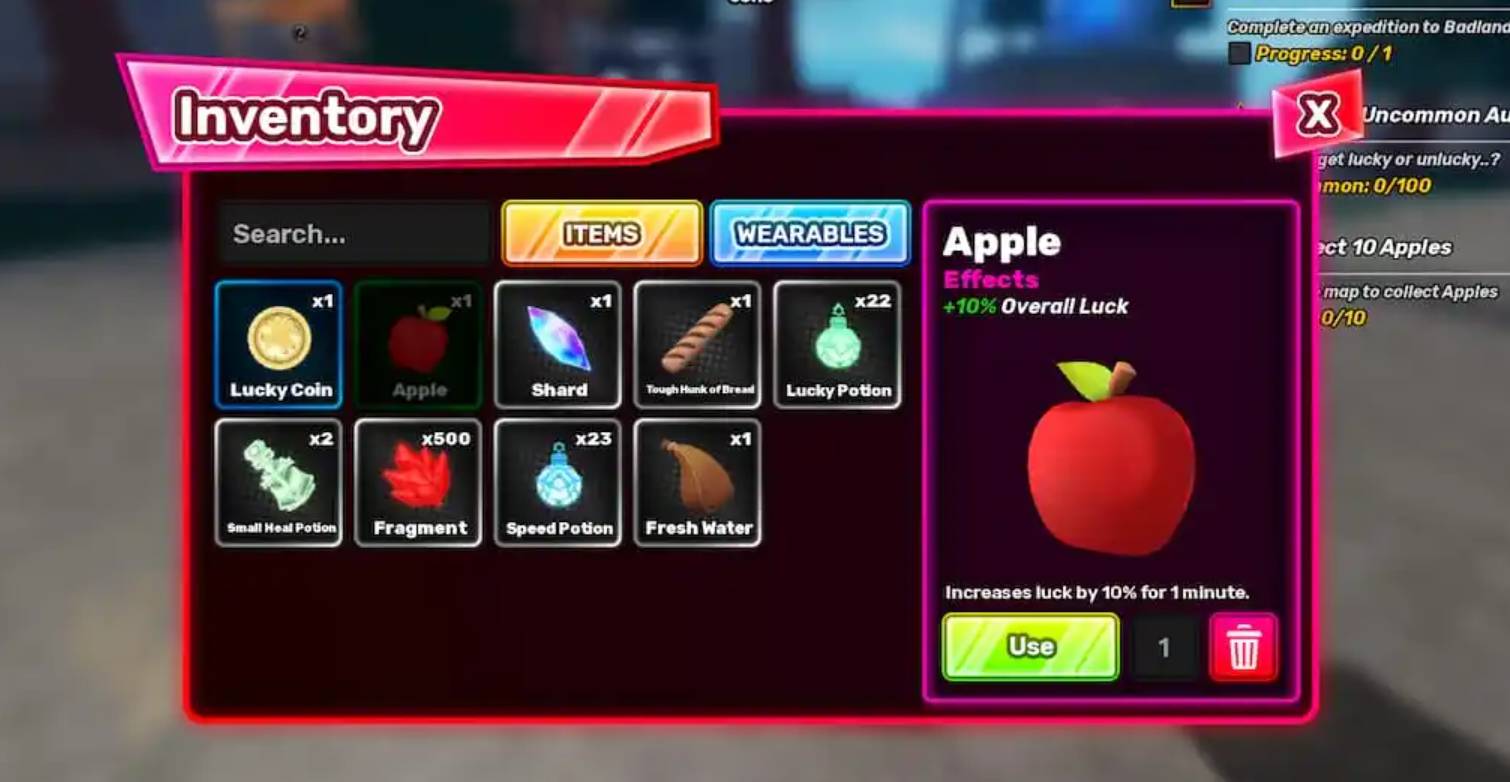 Where to Find Apples in Unscathed
