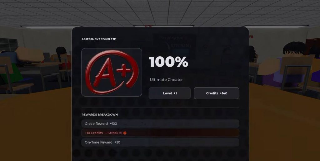 Cheating During Testing Roblox Guide, How to Get 100 Easily