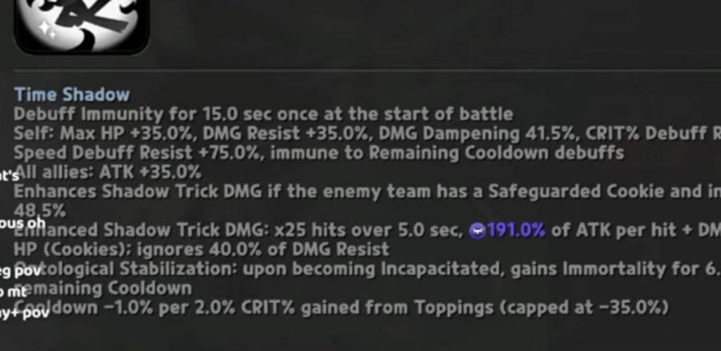 Time Shadow Cookie Meta Build and Arena Guide