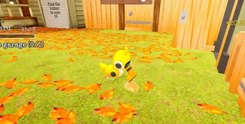 How to Get the Duck Bot in Clean All The Leaves, All 3 Parts Location!