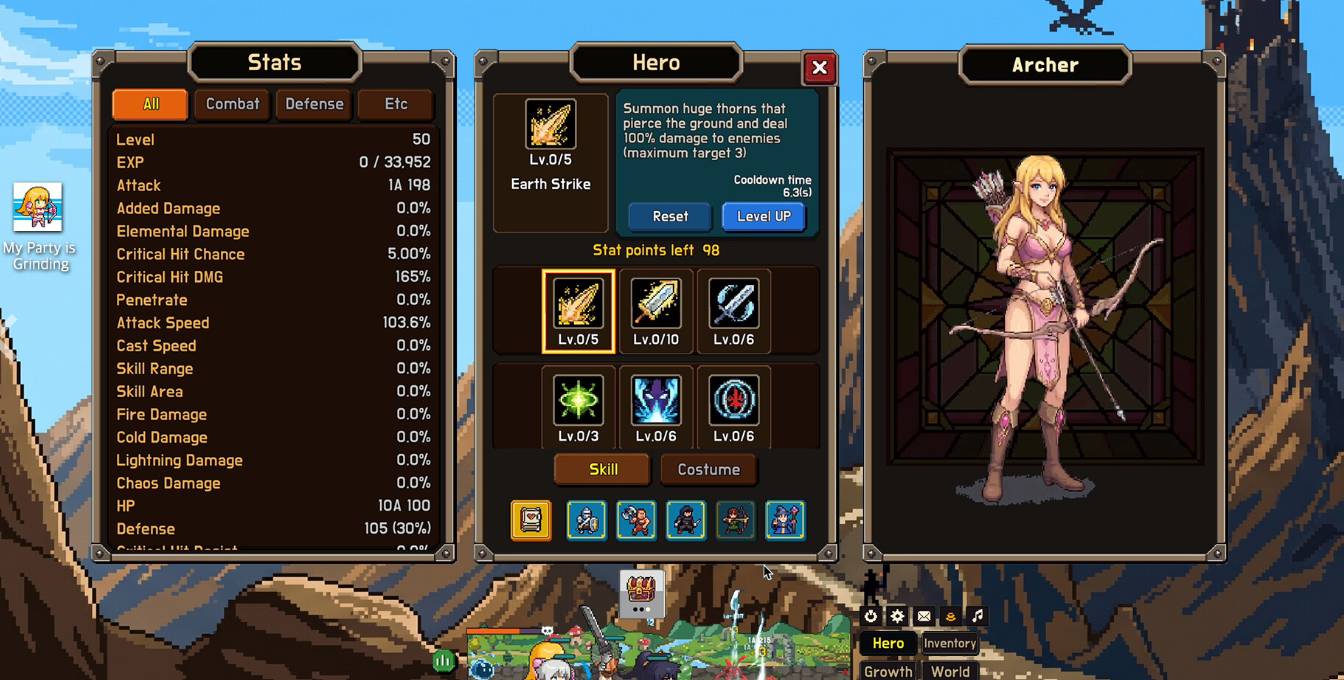 My Party Is Grinding Achievements Guide: All 59 Steam Achievements