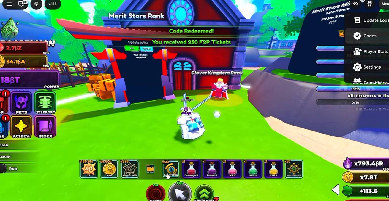 How to Increase Clover Kingdom Rank in Anime Astral Simulator Guide!